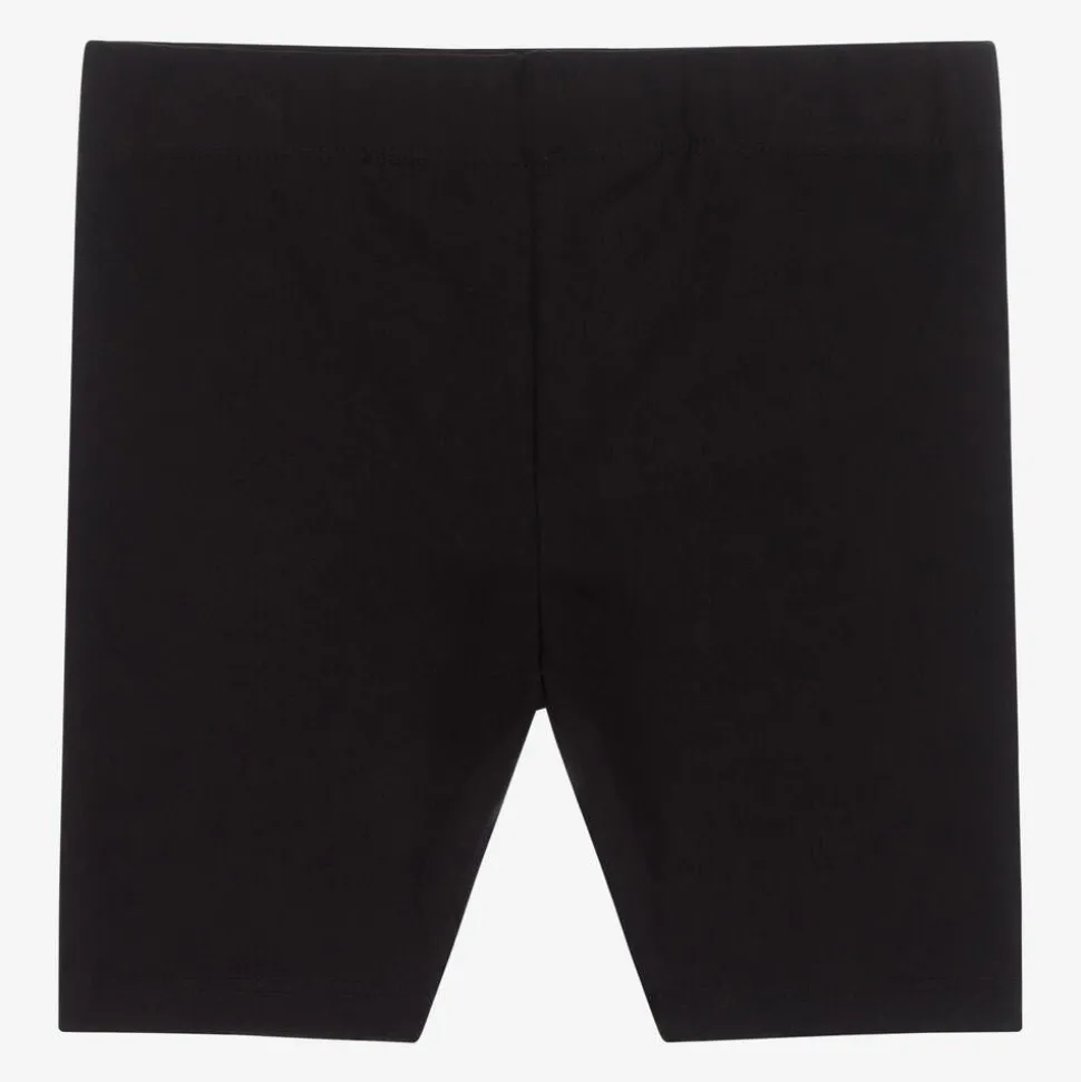 Girls Black Organic Cycling Shorts (3 Pack)