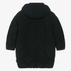 Girls Black Padded Coat