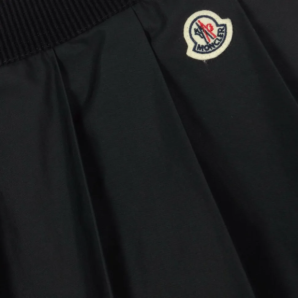 Girls Black Pleated Skirt