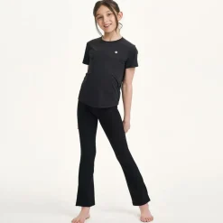 Girls Black Sports Top