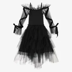Girls Black Tulle Tutu Dress