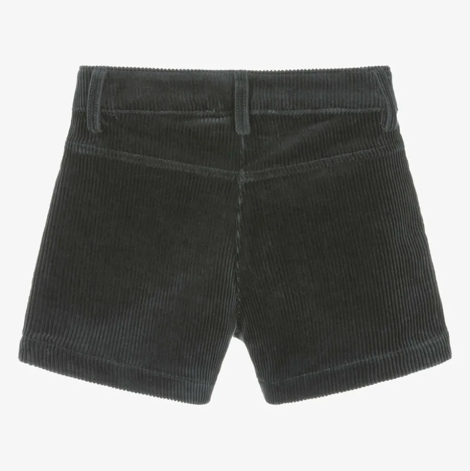 Girls Blue Corduroy Shorts