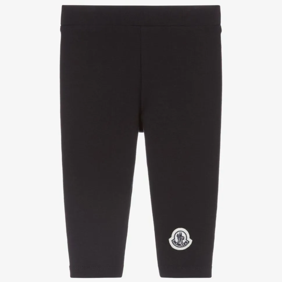 Girls Blue Cotton Leggings