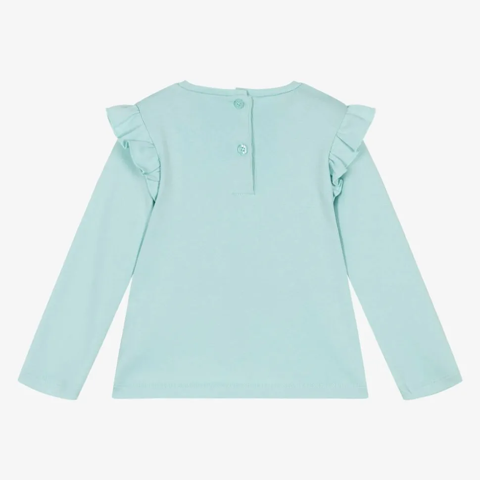 Girls Blue Cotton Top