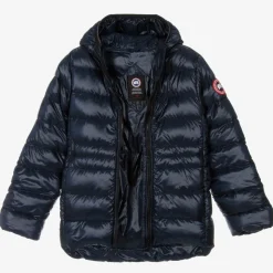 Girls Blue Down Padded Cypress Jacket
