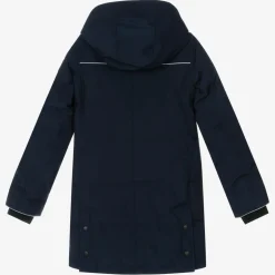 Girls Blue Down Padded Juniper Parka Coat