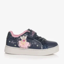 Girls Blue Fairy Light-Up Trainers