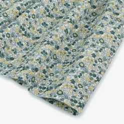 Girls Blue Floral Cotton Dress