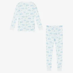 Girls Blue Heavenly Hydrangeas Cotton Pyjamas