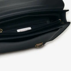 Girls Blue Leather Satchel (34cm)