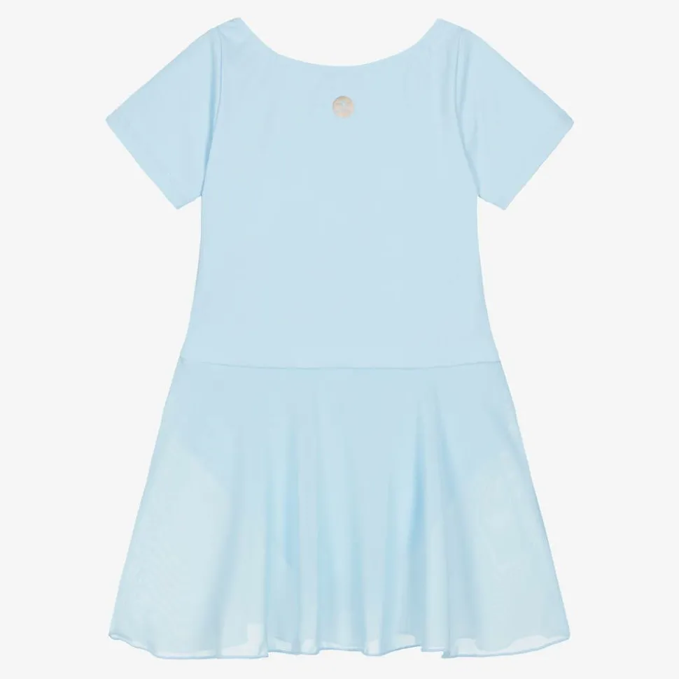 Girls Blue Leotard Dress