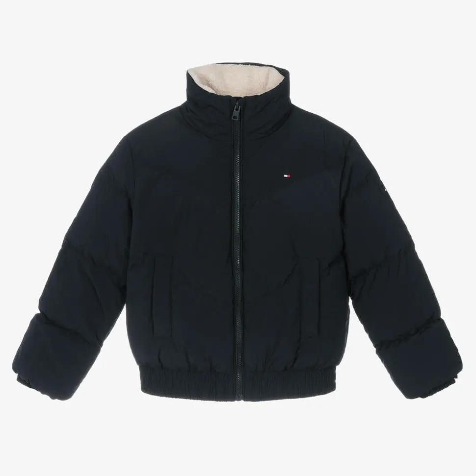 Girls Blue Puffer Jacket