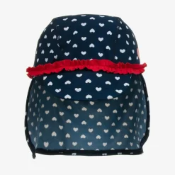Girls Blue Sun Protective Swim Hat (UPF50+)