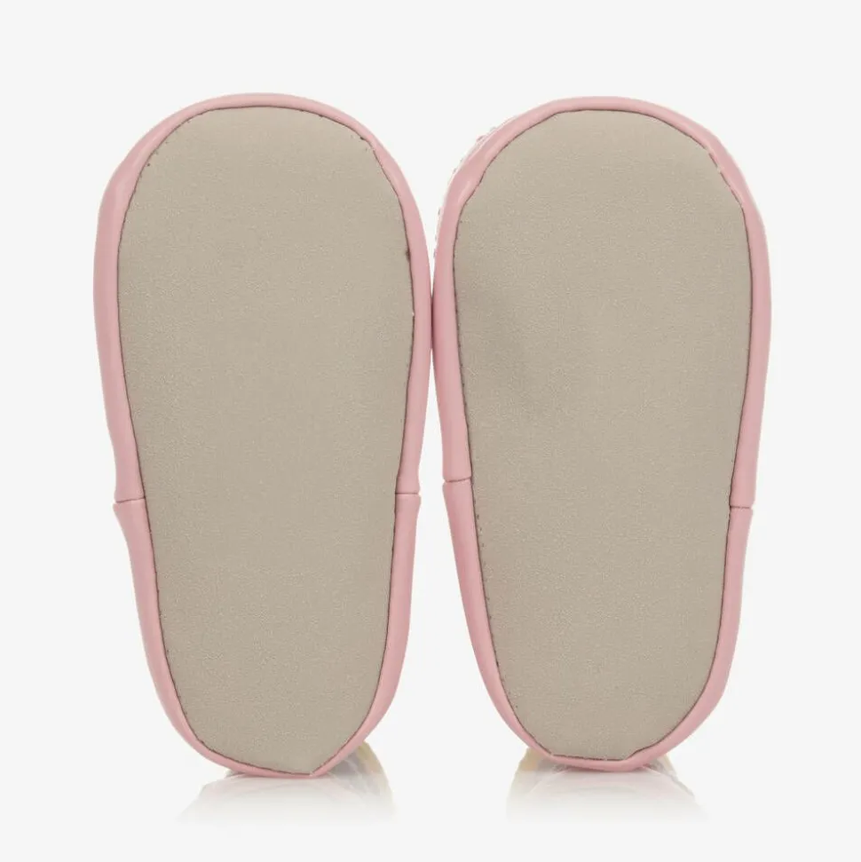 Girls Blue Sun Slipper Socks