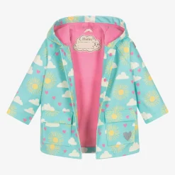 Girls Blue Sunshine Raincoat