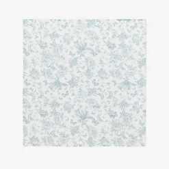 Girls Blue Toile de Jouy Print Scarf (65cm)