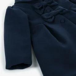 Girls Blue Traditional Felted Coat