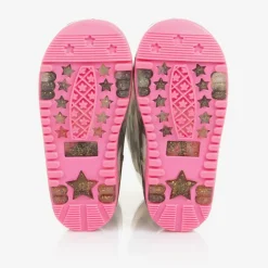 Girls Blue Unicorn Rain Boots