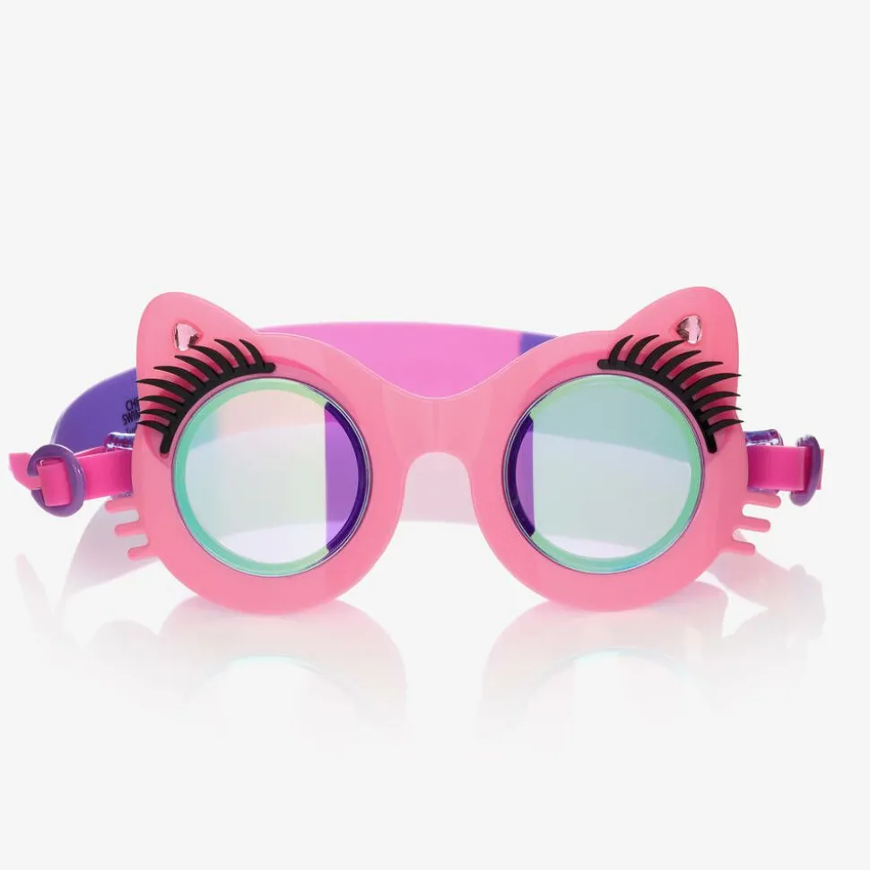 Girls Cats Eyes Swimming Goggles