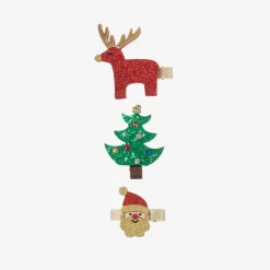 Girls Christmas Hair Clips (3 Pack)