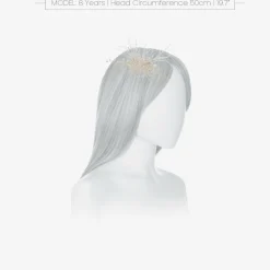 Girls Crystal Bead & Feather Hair Clip