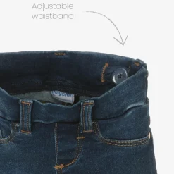 Girls Dark Blue Denim Jeggings