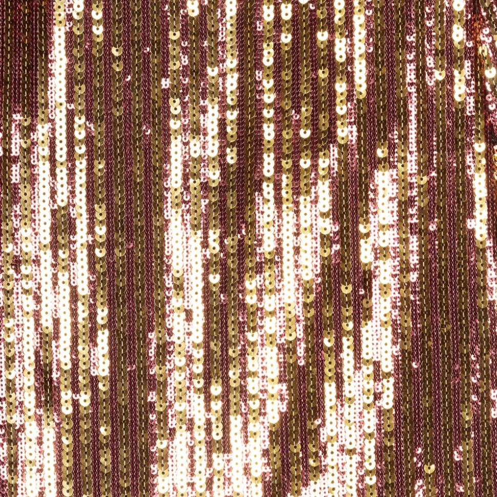 Girls Gold & Pink Sequin Coat