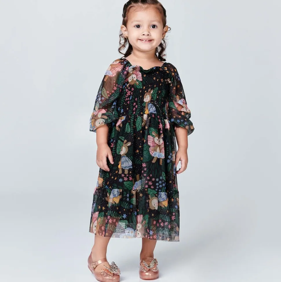 Girls Gold Butterfly Jelly Shoes