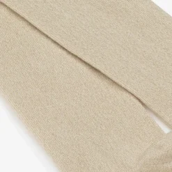 Girls Gold Glitter Cotton Tights