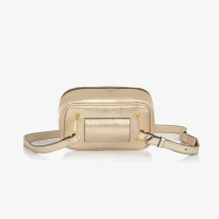 Girls Gold Logo Handbag (17cm)