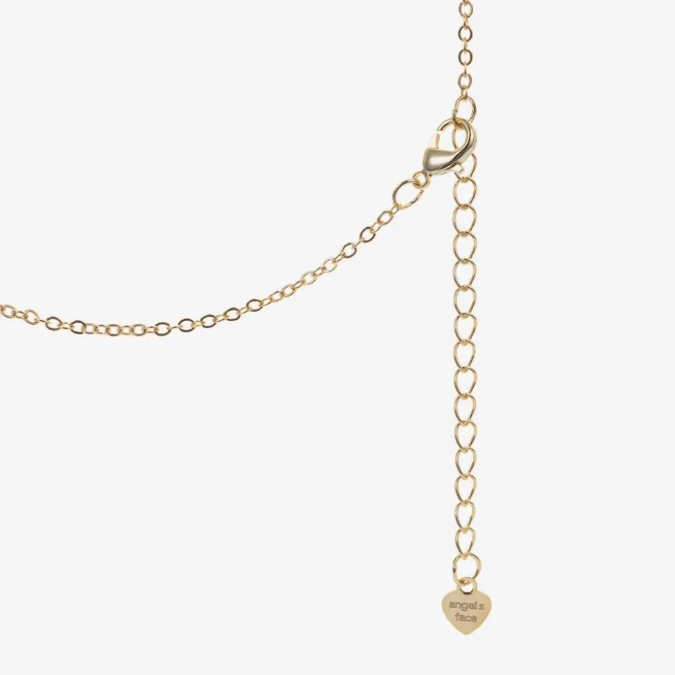 Girls Gold Plated Star Necklace (42cm)