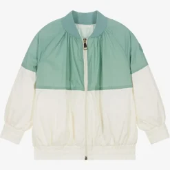 Girls Green & Ivory Aine Jacket