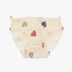 Girls Green & Red Cotton Knickers (3 Pack)