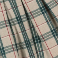 Girls Green Check Dress