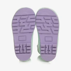 Girls Green Mermaid Rain Boots