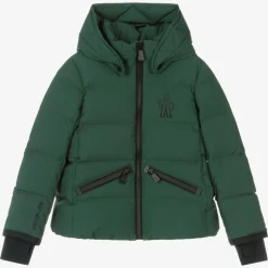 Girls Green Suisses Down Ski Jacket