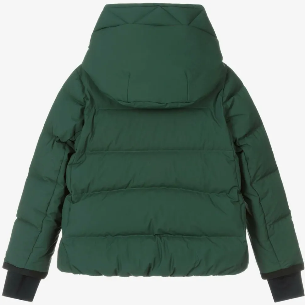 Girls Green Suisses Down Ski Jacket