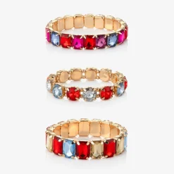 Girls Happy Hour Jewel Bracelets (3 Pack)