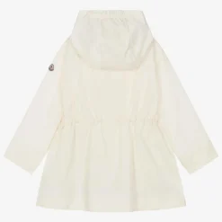 Girls Ivory Adeola Hooded Coat