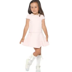Girls Ivory Cotton Knee Length Socks