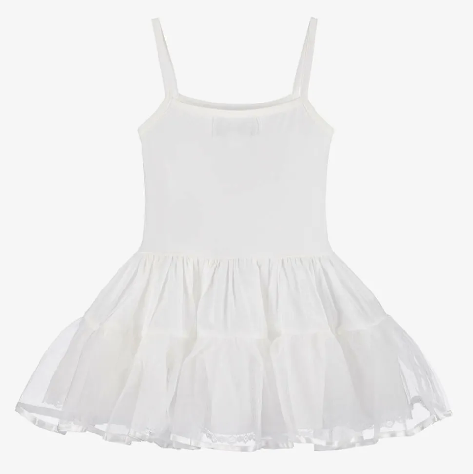 Girls Ivory Cotton Petticoat