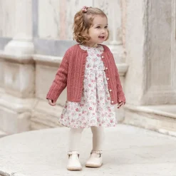 Girls Ivory Cotton Tights