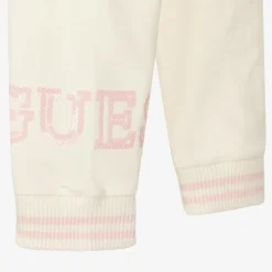 Girls Ivory Cotton Tracksuit