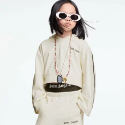 Girls Ivory Milano Jersey Hoodie