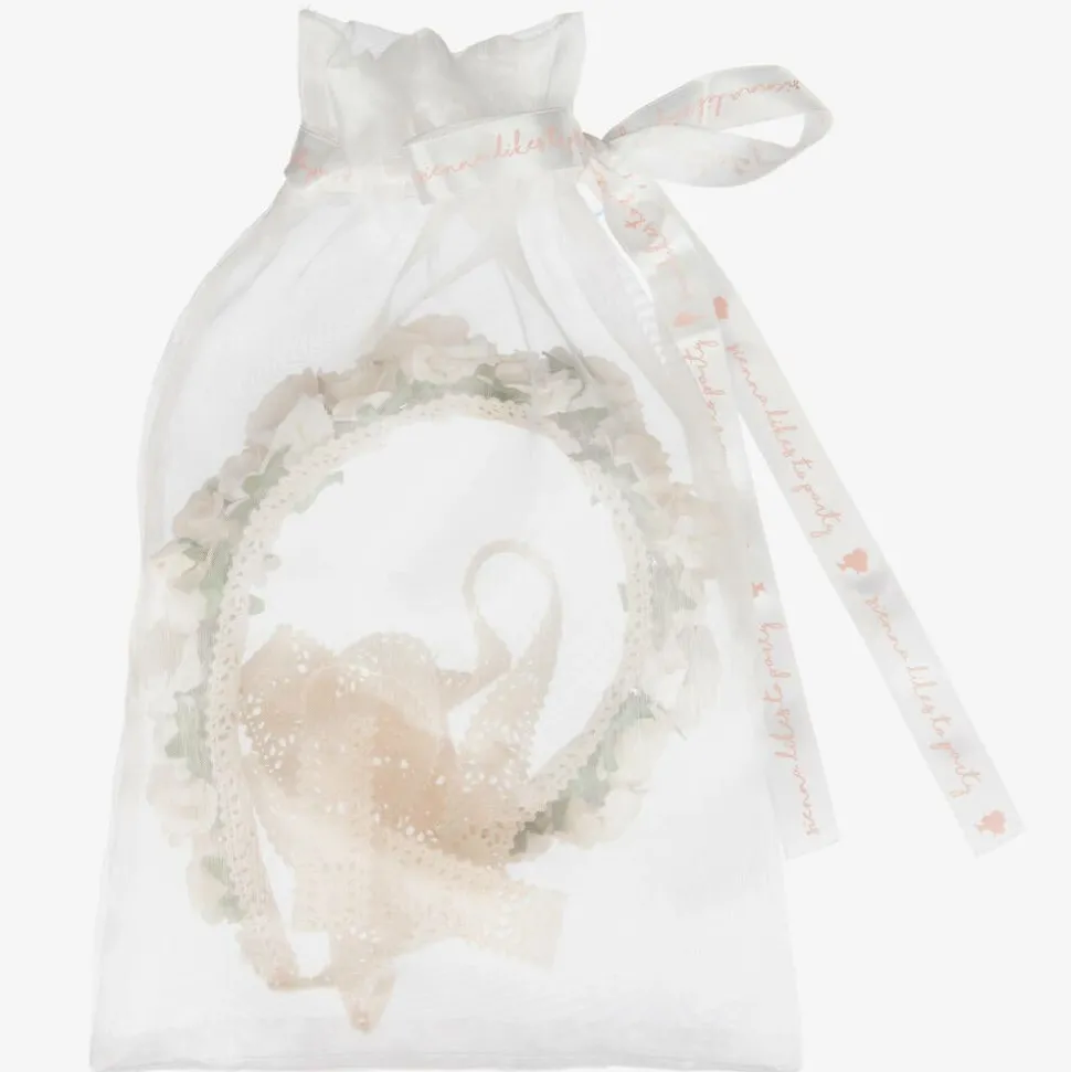 Girls Ivory Rose Garland