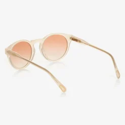 Girls Ivory Round Sunglasses