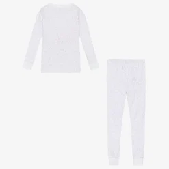 Girls Lilac Summer Gardens Cotton Pyjamas