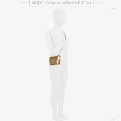 Girls Metallic Gold Shoulder Bag (14cm)