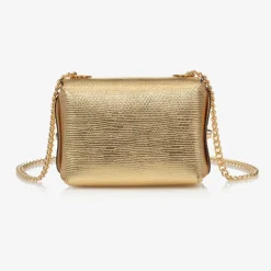 Girls Metallic Gold Shoulder Bag (14cm)