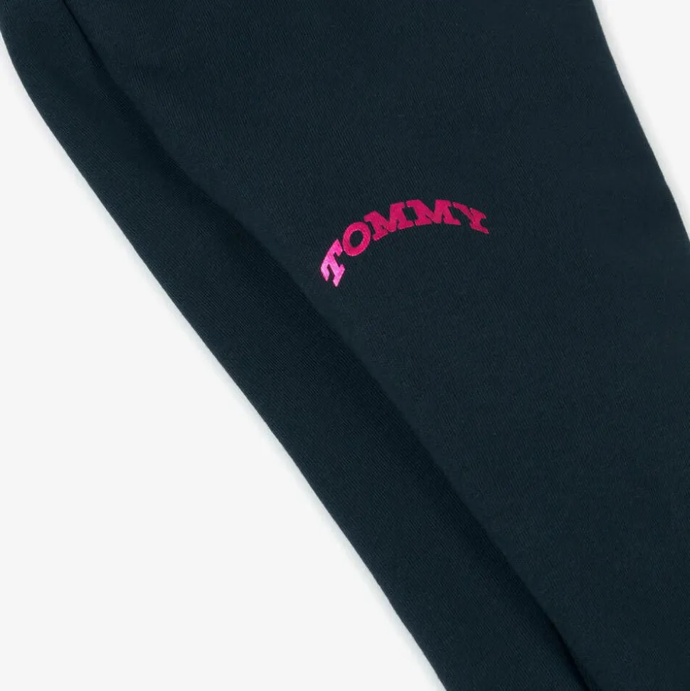 Girls Navy Blue Cotton Leggings